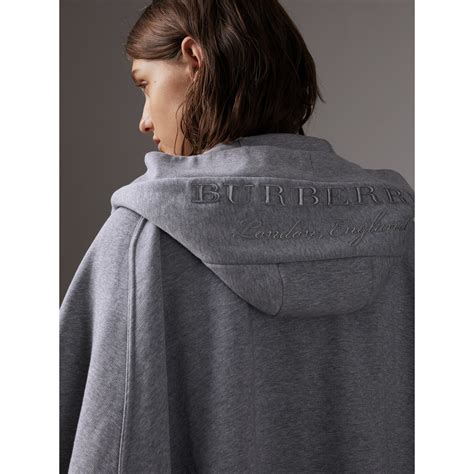 burberry embroidered jersey cape|burberry capes and ponchos.